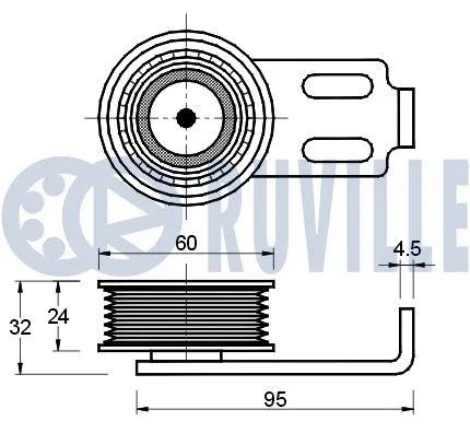 Belt Tensioner, V-ribbed belt
