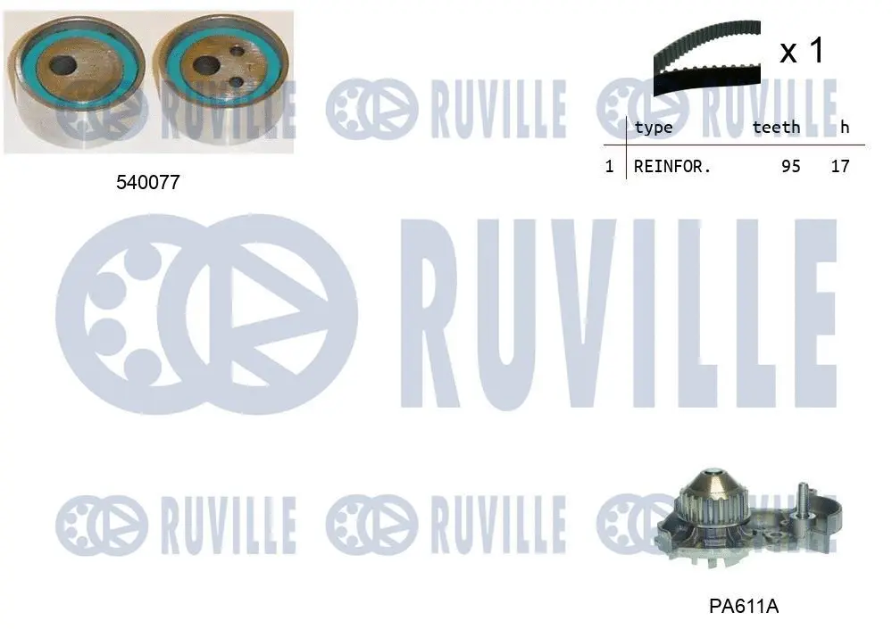 Water Pump & Timing Belt Kit (5500322)