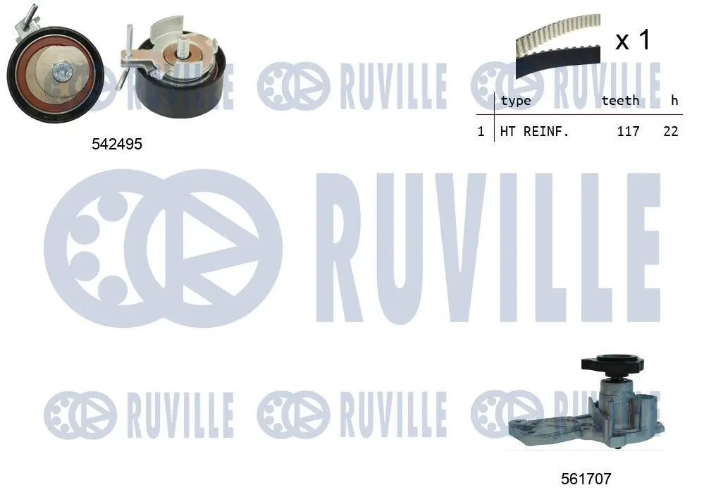 Water Pump & Timing Belt Kit (5503742)