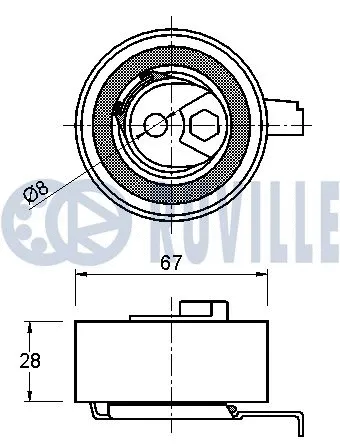 Tensioner Pulley, timing belt