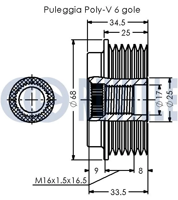 Alternator Freewheel Clutch
