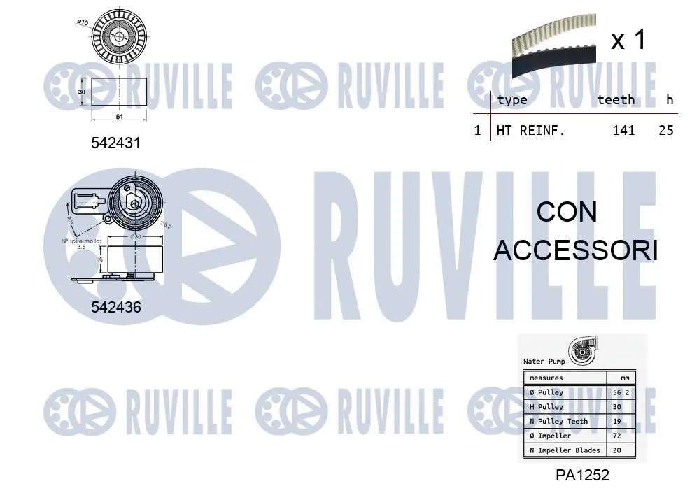 Water Pump & Timing Belt Kit