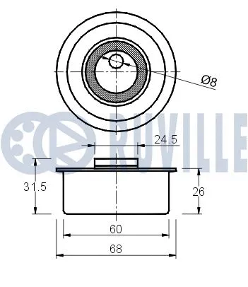 Tensioner Pulley, timing belt