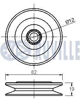 Belt Tensioner, V-ribbed belt