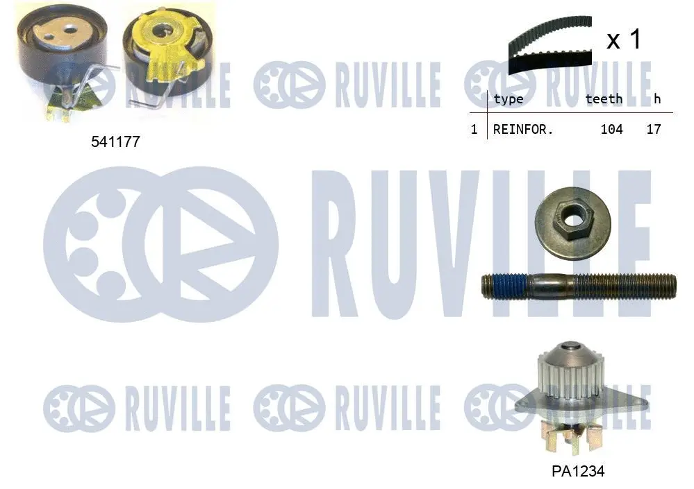 Water Pump & Timing Belt Kit (5500511)