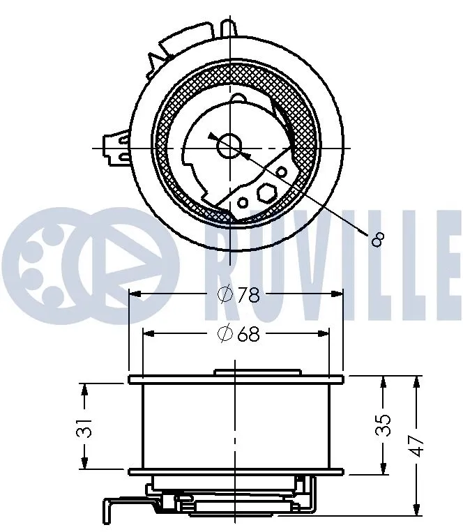 Tensioner Pulley, timing belt