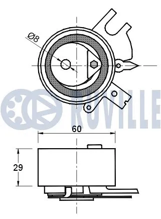 Tensioner Pulley, timing belt