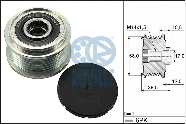 Water Pump, engine cooling (56954)