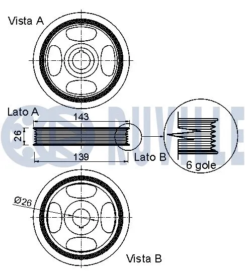 Belt Pulley, crankshaft