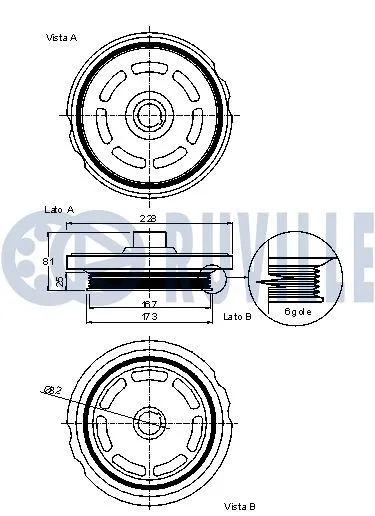 Belt Pulley, crankshaft