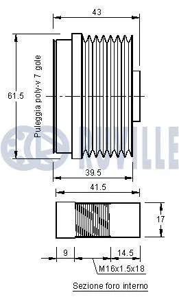 Alternator Freewheel Clutch