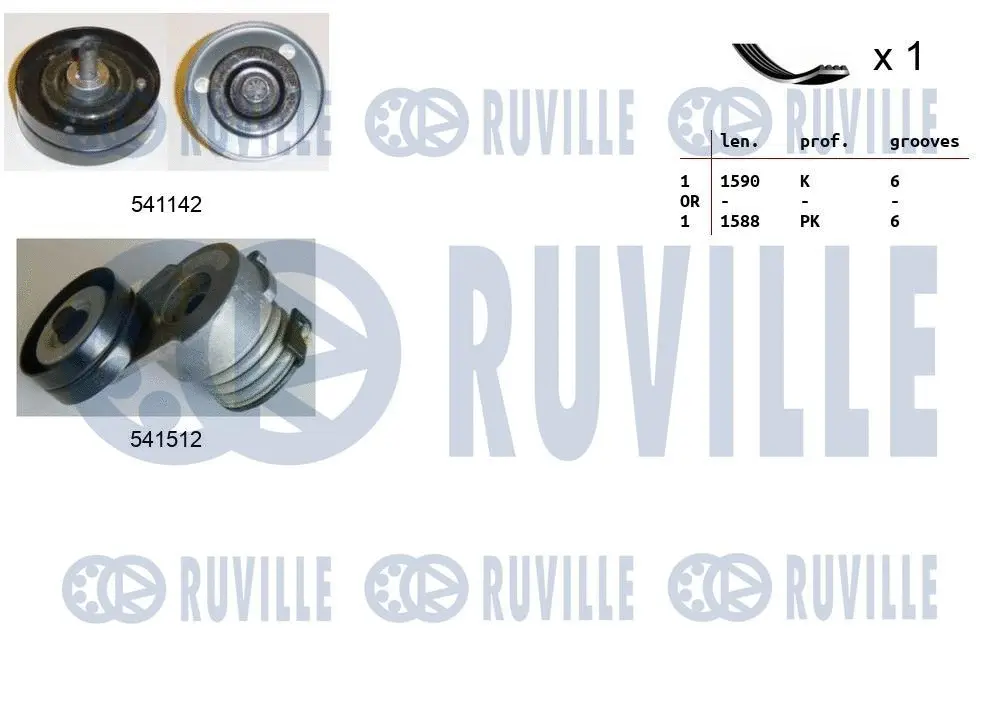 V-Ribbed Belt Set (570170)