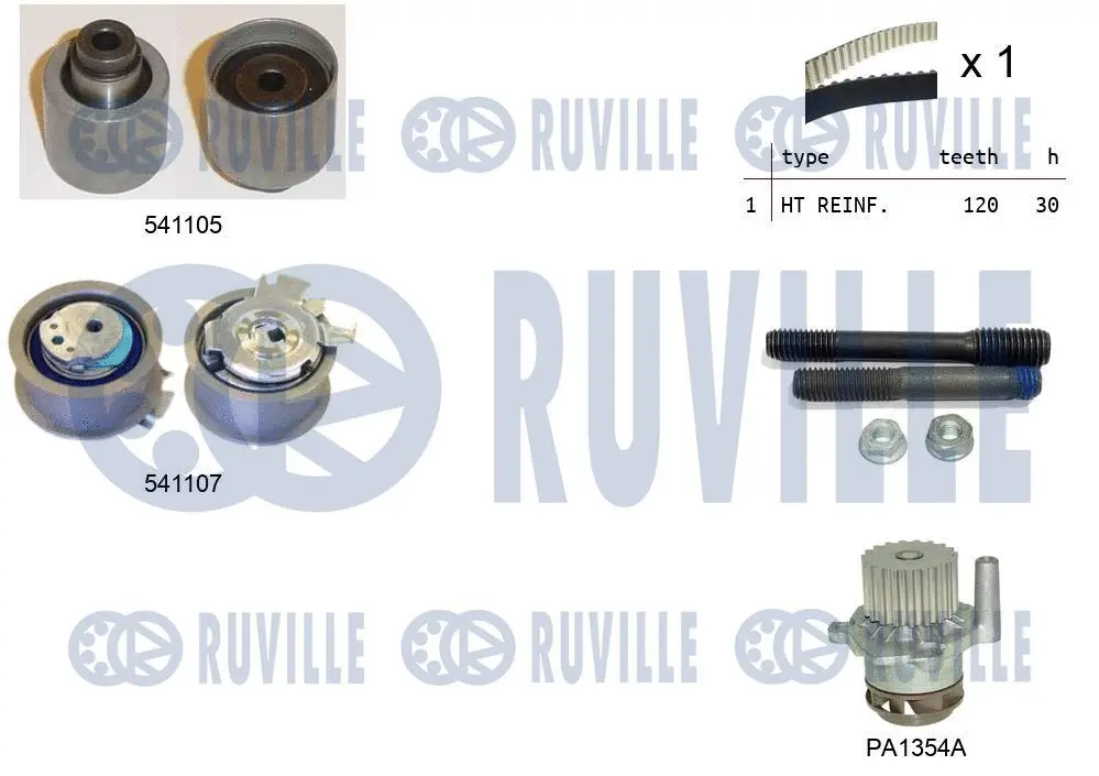 Water Pump & Timing Belt Kit (5500612)