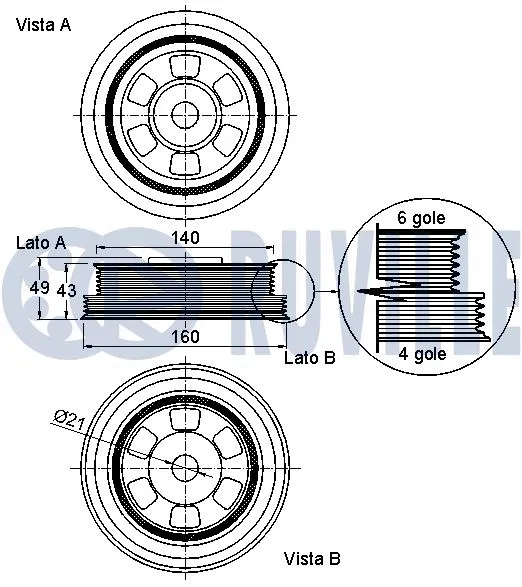 Belt Pulley, crankshaft