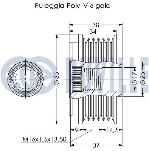 Alternator Freewheel Clutch