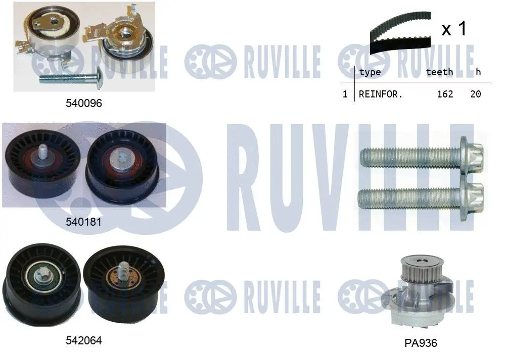 Water Pump & Timing Belt Kit (5503173)