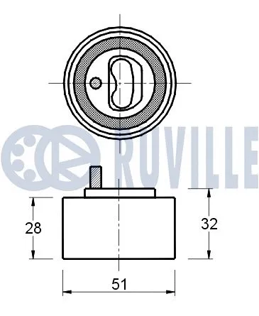 Tensioner Pulley, timing belt