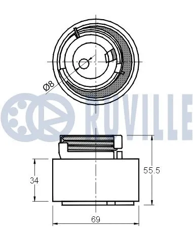 Tensioner Pulley, timing belt
