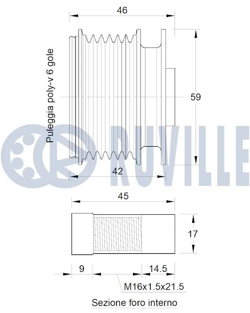 Alternator Freewheel Clutch
