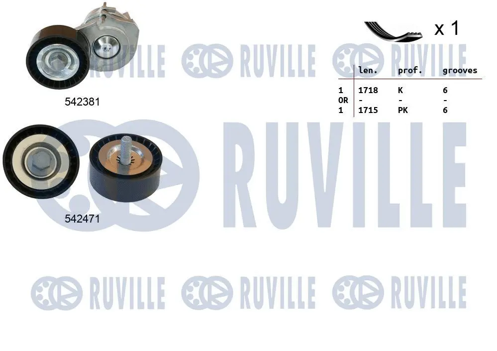 V-Ribbed Belt Set (570119)