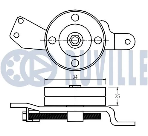 Belt Tensioner, V-ribbed belt