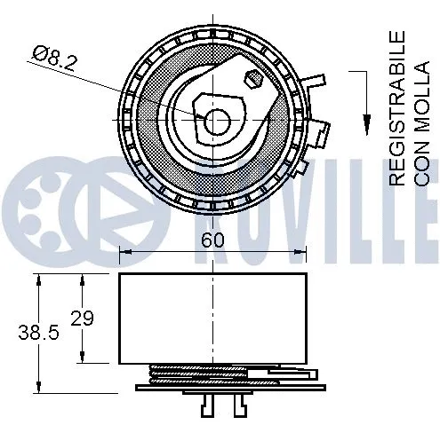 Tensioner Pulley, timing belt