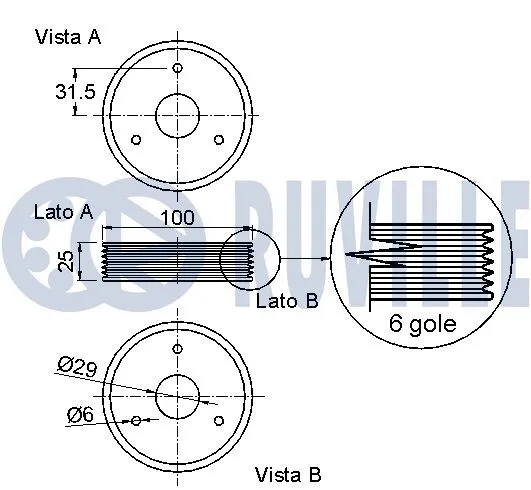 Belt Pulley, crankshaft