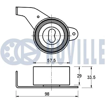 Tensioner Pulley, timing belt