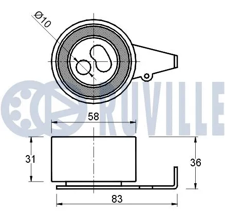 Tensioner Pulley, timing belt