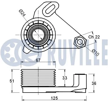 Tensioner Pulley, timing belt