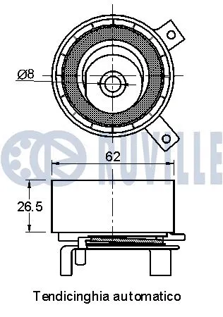 Tensioner Pulley, timing belt