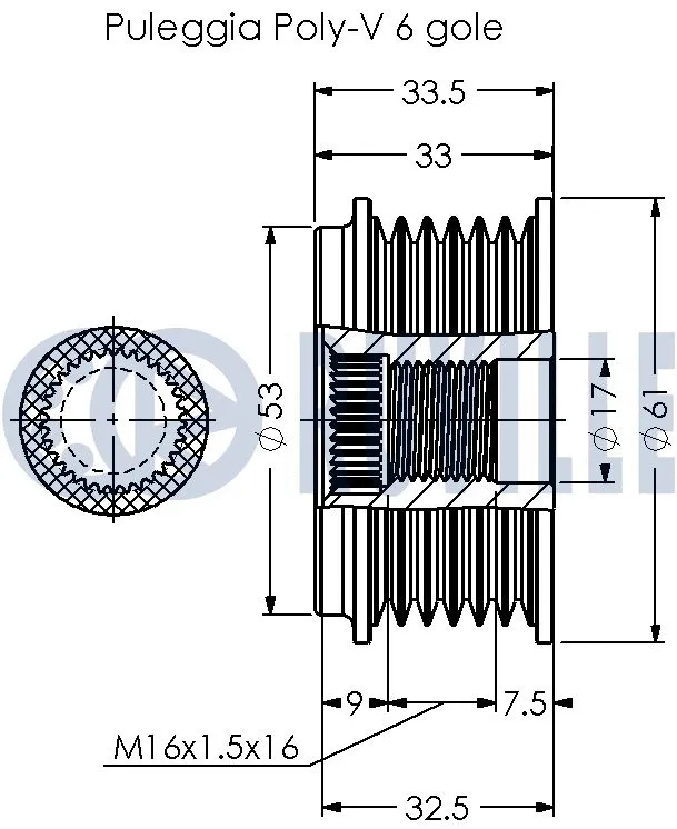 Alternator Freewheel Clutch