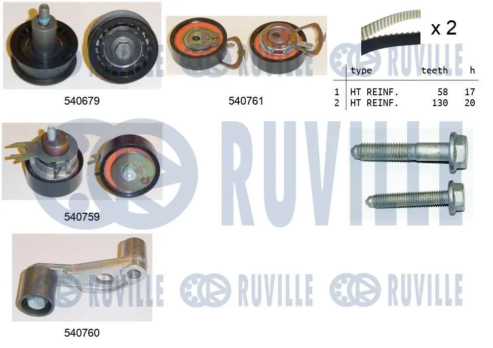 Timing Belt Kit (550116)