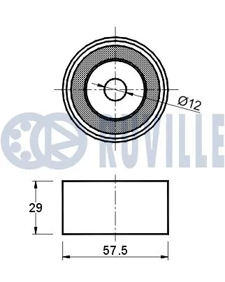 Deflection/Guide Pulley, timing belt