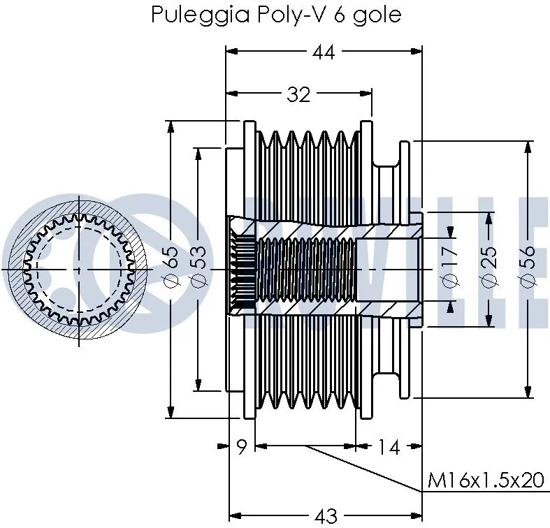 Alternator Freewheel Clutch
