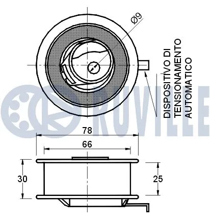 Tensioner Pulley, timing belt