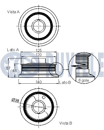 Belt Pulley, crankshaft