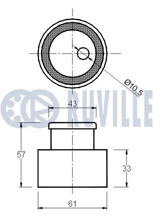 Tensioner Pulley, timing belt