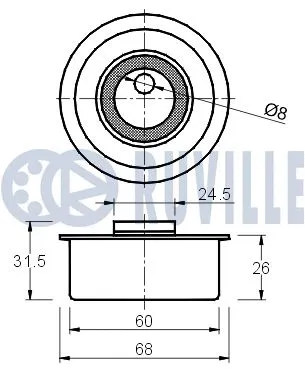 Tensioner Pulley, timing belt