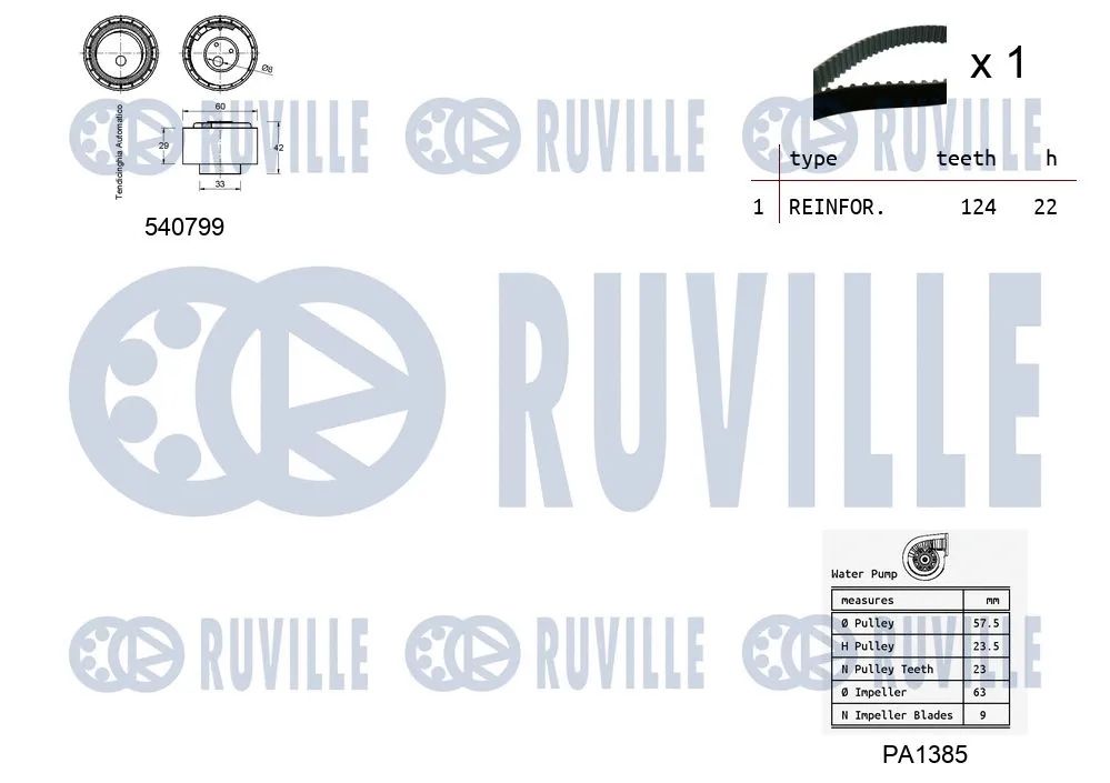 Water Pump & Timing Belt Kit