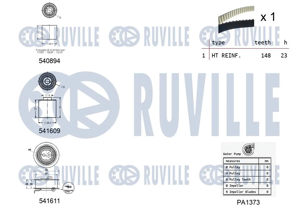 Water Pump & Timing Belt Kit