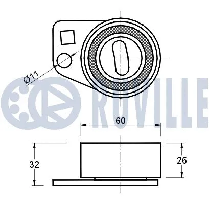 Tensioner Pulley, timing belt