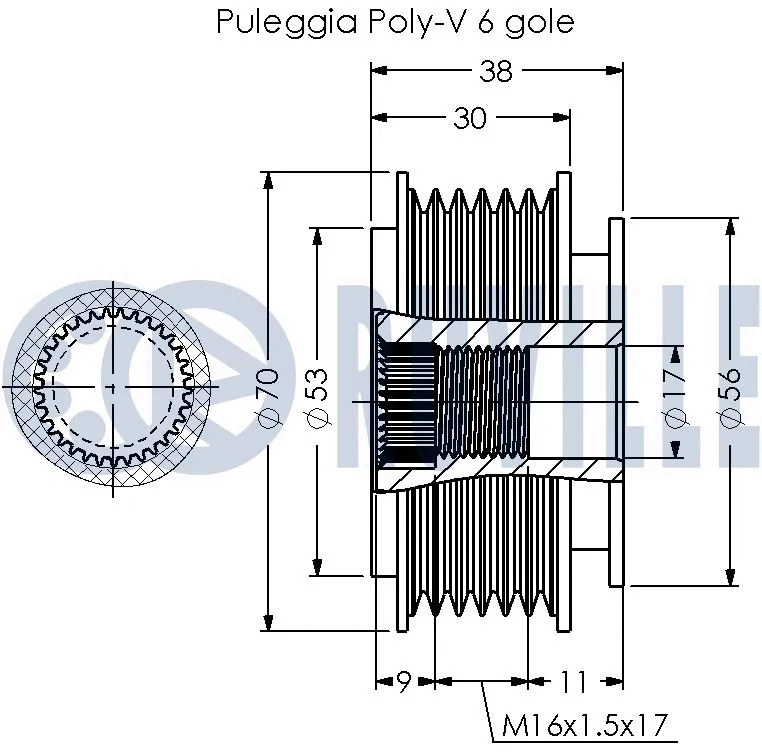Alternator Freewheel Clutch
