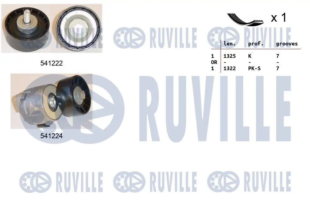 V-Ribbed Belt Set (570107)