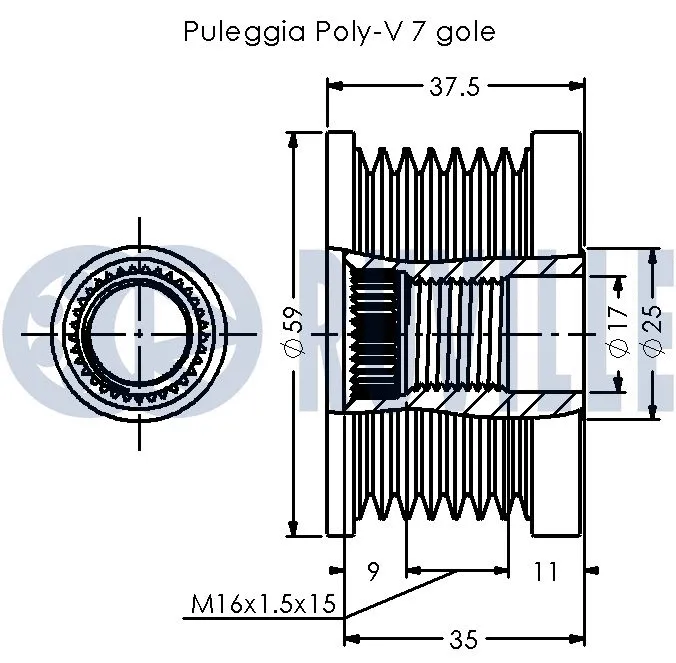 Alternator Freewheel Clutch