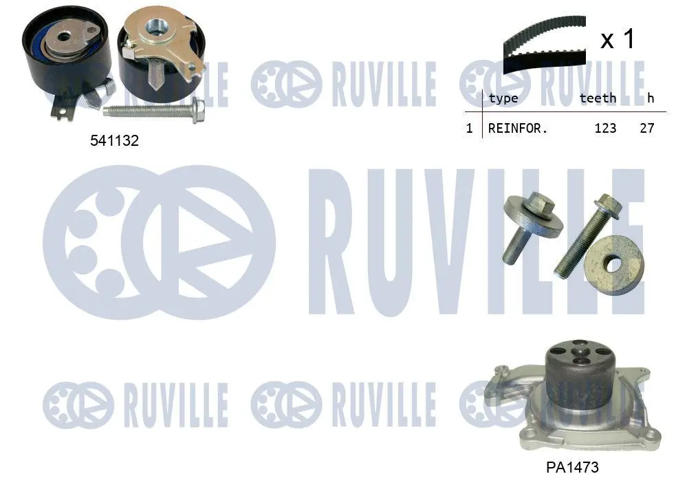 Water Pump & Timing Belt Kit (5500553)