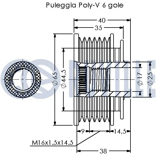 Alternator Freewheel Clutch