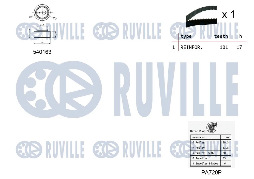 Water Pump & Timing Belt Kit