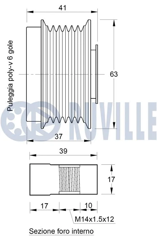 Alternator Freewheel Clutch