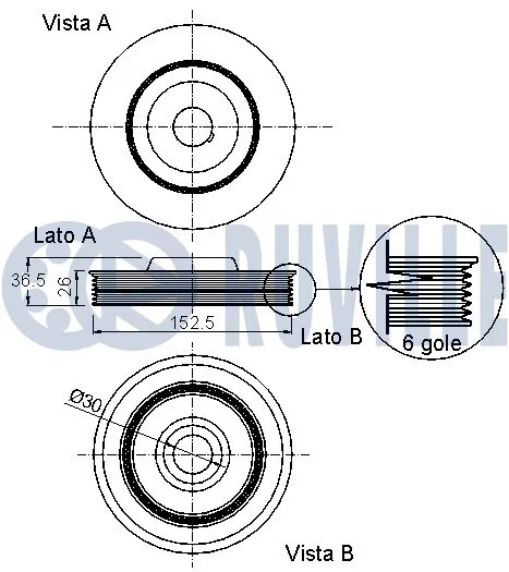 Belt Pulley, crankshaft